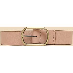 White Stuff Reversible Leather Belt Gold Tan