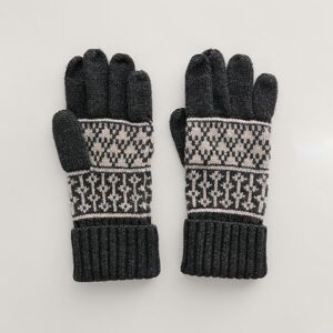 Seasalt Mens Very Clever Gloves Clowes Onyx Aran