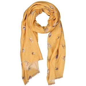 Wrendale Designs Woodlanders Mustard Scarf