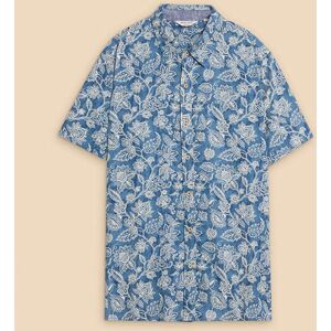 White Stuff Mens Paisley Printed Shirt Blue Print