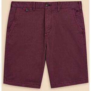 White Stuff Mens Sutton Organic Chino Short Dark Plum Size 40 White Stuff Mens Sutton Organic Chino Short Dark Plum Size 40