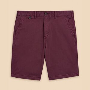 White Stuff Mens Sutton Organic Chino Short Dark Plum