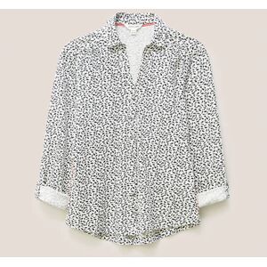 White Stuff Annie Jersey Shirt Ivory Multi