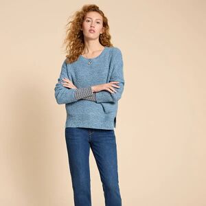 White Stuff Northbank Jumper Mid Blue