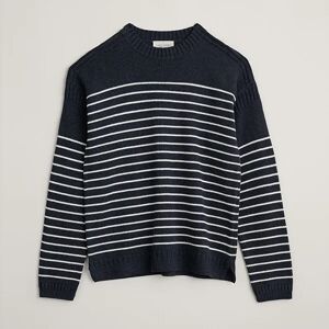 Seasalt Mens Boatman Jumper Kewney Breton Inkwell Aran