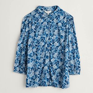 Seasalt 3/4 Embrace Shirt Flower Meadow Blue Fog