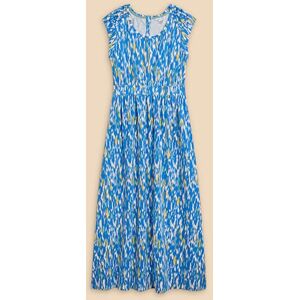 White Stuff Darcie Jersey Maxi Dress Blue Print Size 8 White Stuff Darcie Jersey Maxi Dress Blue Print Size 8