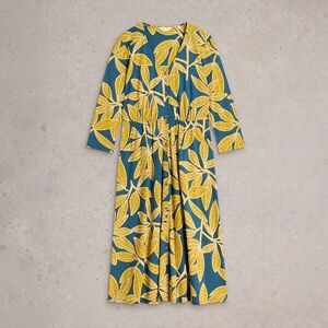White Stuff Mia Jersey Dress Chart Print Size 8 White Stuff Mia Jersey Dress Chart Print Size 8