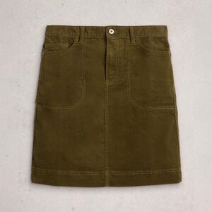 White Stuff Tia Cord Skirt Khaki Green Size 18 White Stuff Tia Cord Skirt Khaki Green Size 18