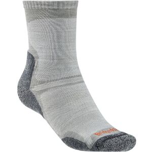 Bridgedale Mens Hike Ultra Light T2 Merino Performance Original Crew Socks Gunmetal