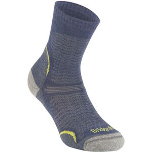 Bridgedale Womens Hike Ultra Light T2 Merino Performance Original Crew Socks Denim