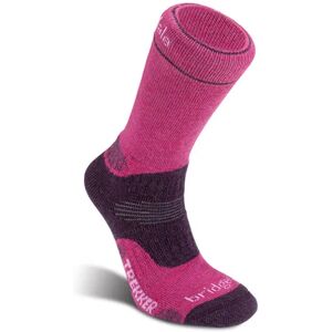 Bridgedale Womens Hike Midweight Merino Performance Boot Socks Berry