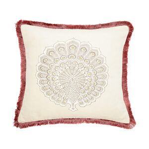 Sanderson Cantaloupe Cushion 45 x 45cm Stone and Vintage Rose