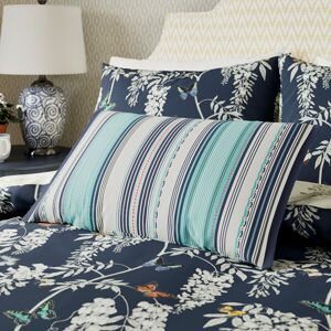 Sanderson Options Wisteria & Butterfly Cushion 50x30cm Midnight Blue