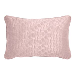 Ted Baker T Quilted Cushion 60x40cm Soft Pink