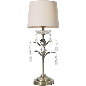 BHS Paisley Antique Brass Table Lamp