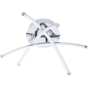 BHS Aalto Cross Arms LED Flush Chrome Ceiling Light BHS Aalto Cross Arms LED Flush Chrome Ceiling Light