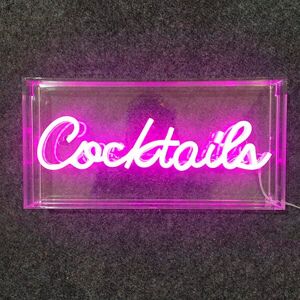 Amber Bright - Cocktails Neon Wall Light - Pink - USB - Wall light Amber Bright - Cocktails Neon Wall Light - Pink - USB - Wall light