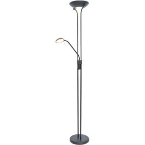 BHS Mother & Child Satin Black LED Floor Lamp BHS Mother & Child Satin Black LED Floor Lamp