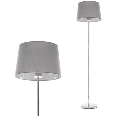 BHS Mira Touch Grey Floor Lamp BHS Mira Touch Grey Floor Lamp