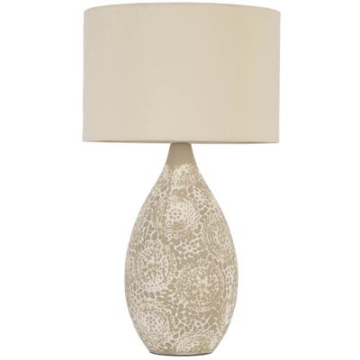 BHS Lighting Inar Ceramic Table Lamp Natural - Table Lamp BHS Lighting Inar Ceramic Table Lamp Natural - Table Lamp