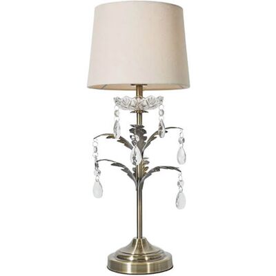 BHS Paisley Antique Brass Table Lamp BHS Paisley Antique Brass Table Lamp
