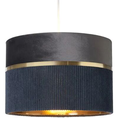 BHS Violet 30cm Grey Mixed Fabric Easyfit Shade BHS Violet 30cm Grey Mixed Fabric Easyfit Shade