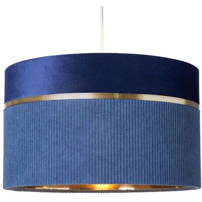 BHS Violet 40cm Blue Mixed Fabric Easyfit Shade BHS Violet 40cm Blue Mixed Fabric Easyfit Shade