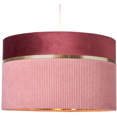 BHS Violet 40cm Pink Mixed Fabric Easyfit Shade BHS Violet 40cm Pink Mixed Fabric Easyfit Shade