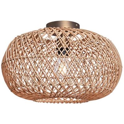BHS Kyle 40cm Oval Natural Rattan Easyfit Shade BHS Kyle 40cm Oval Natural Rattan Easyfit Shade