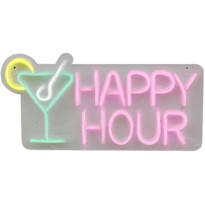 SiL 43cm Happy Hour Neon Sign SiL 43cm Happy Hour Neon Sign
