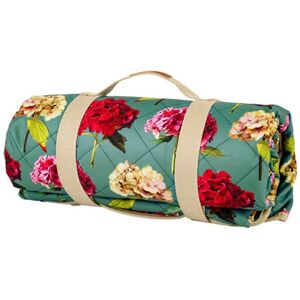 Summerhouse by Navigate Sarah Kelleher Hydrangea Plantation Teal Luxury Quilted Picnic Blanket Summerhouse by Navigate Sarah Kelleher Hydrangea Plantation Teal Luxury Quilted Picnic Blanket