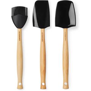 Le Creuset Black Onyx 3-Piece Spatula Set