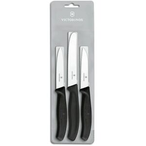 Victorinox Swiss Classic Black 3 Piece Knife Set