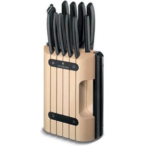 Victorinox Swiss Classic Black 11 Piece Knife Block Set