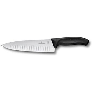 Victorinox Swiss Classic Black 20cm Fluted Carving Knife