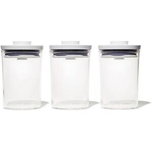 OXO Good Grips POP Round 3-Piece Mini Canister Set