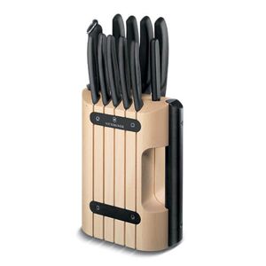 Victorinox Swiss Classic Black 11 Piece Knife Block Set