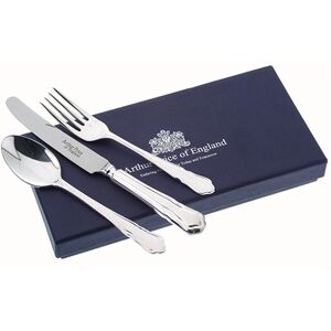 Arthur Price Of England Silver Plated Dubarry Design Childrens 3 Piece Cutlery Gift Box Set