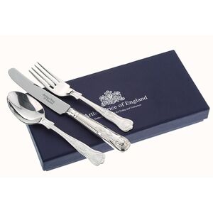 Arthur Price Of England 18/10 Stainless Steel Kings Design Childrens 3 Piece Cutlery Gift Box Set