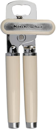 KitchenAid Stainless Steel Can and Bottle Opener Almond Cream