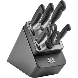 Zwilling J A Henckels Four Star 7 Piece Knife Block Set with v2.0 KiS Technology, Anthracite Zwilling J A Henckels Four Star 7 Piece Knife Block Set with v2.0 KiS Technology, Anthracite