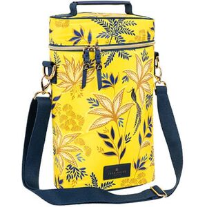 Sara Miller London Sara Miller by Navigate 2 Bottle Oval Insulated Bottle Cooler Yellow Sara Miller London Sara Miller by Navigate 2 Bottle Oval Insulated Bottle Cooler Yellow