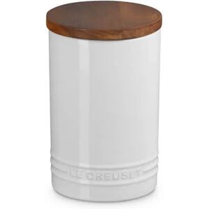 Le Creuset Signature White Stoneware 770ml Storage Jar Le Creuset Signature White Stoneware 770ml Storage Jar