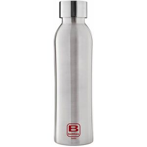 Bugatti B Bottle Twin 500ml Thermal Water Bottle Brushed Steel Bugatti B Bottle Twin 500ml Thermal Water Bottle Brushed Steel