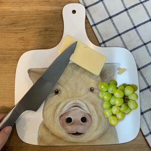 Lucys Farm Lucy's Farm Wilbur the Pig Design Large Chopping Board Lucys Farm Lucy's Farm Wilbur the Pig Design Large Chopping Board