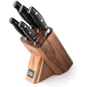 Taylor s Eye Witness 5 Piece Kingston Triple Rivetted Acacia Wood Knife Block Set Taylor s Eye Witness 5 Piece Kingston Triple Rivetted Acacia Wood Knife Block Set
