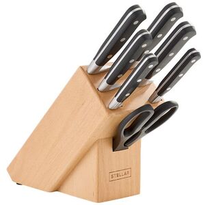 Stellar Classic 7 Piece Knife Block Set Stellar Classic 7 Piece Knife Block Set