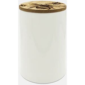 The Just Slate Company Bee Oak & Ceramic Small Storage Jar The Just Slate Company Bee Oak & Ceramic Small Storage Jar