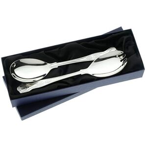 Arthur Price of England Sovereign Silver Plate Salad Servers Kings Arthur Price of England Sovereign Silver Plate Salad Servers Kings